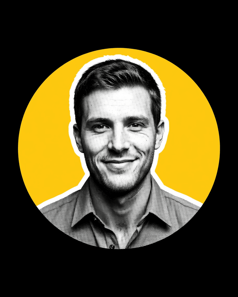 Halftone Sticker-Cutout Avatar