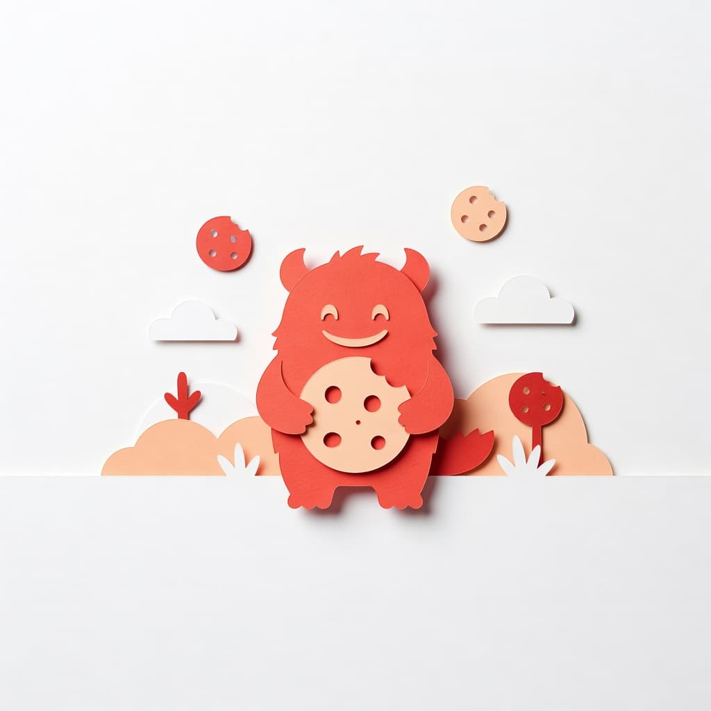Paper Cutout Illustration