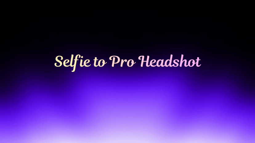 Step by step guide to transforming a smartphone selfie into a studio headshot