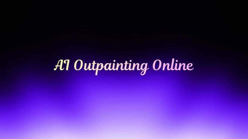AI outpainting online tool extending image borders seamlessly