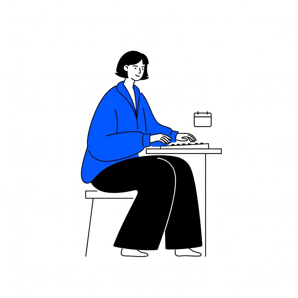 Notion Style Illustration