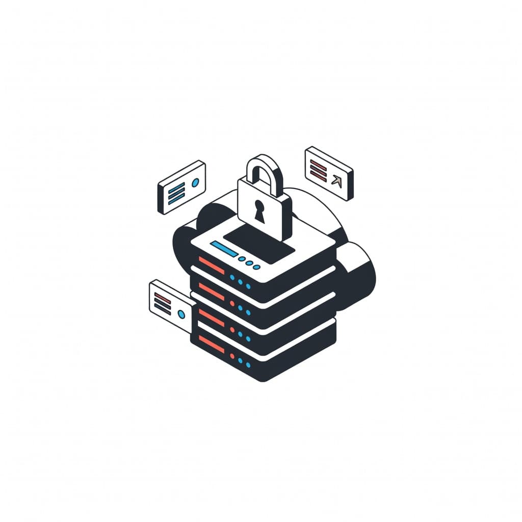 Clean SaaS UI Illustration